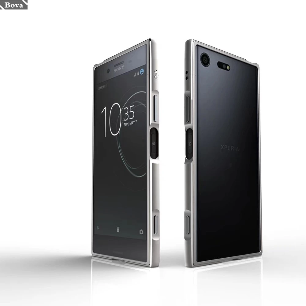 Чехол для sony XZ1 роскошный Ультратонкий алюминиевый бампер для sony Xperia XZ1 G8341 G8342+ 2 пленки(1 передняя+ 1 задняя