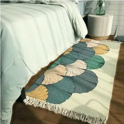 70*160 см скандинавский Многофункциональный ковер льняные татами прикроватные