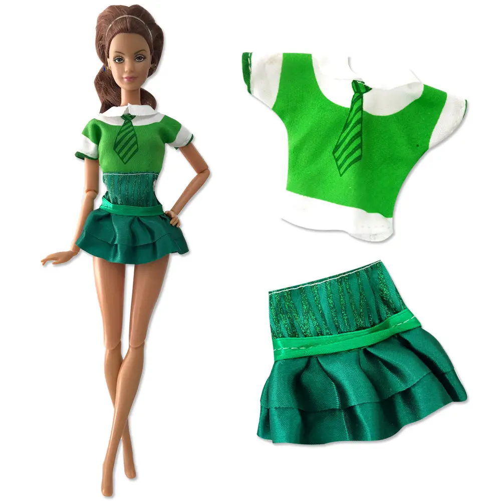 NK Mix стиль принцесса кукла ручной работы Colthes модное платье леди крутой наряд для куклы Барби аксессуары детские игрушки JJ - Цвет: Not include Doll