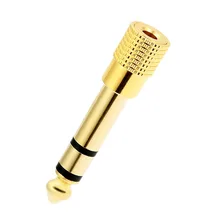 1 шт 6,35 мм разъем до 3,5 мм штекер разъем для наушников усилитель микрофонный аудио, адаптер AUX 6,3 3,5 мм конвертер