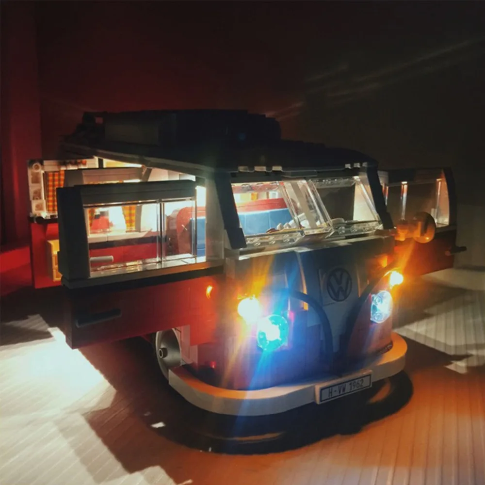 

LED Light Kit Compatible USB Interface Luminous DIY Car Model Accessories for Lego 10220 VW CAMPER VAN