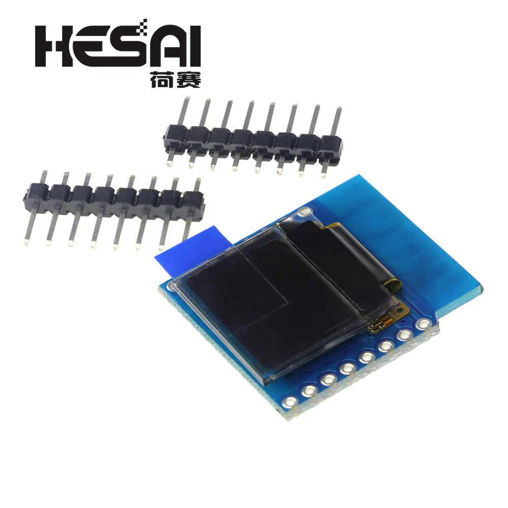 

Smart Electronics 0.66 Inch OLED I2C Shield D1 Mini 64X48 IIC for arduino Diy Kit