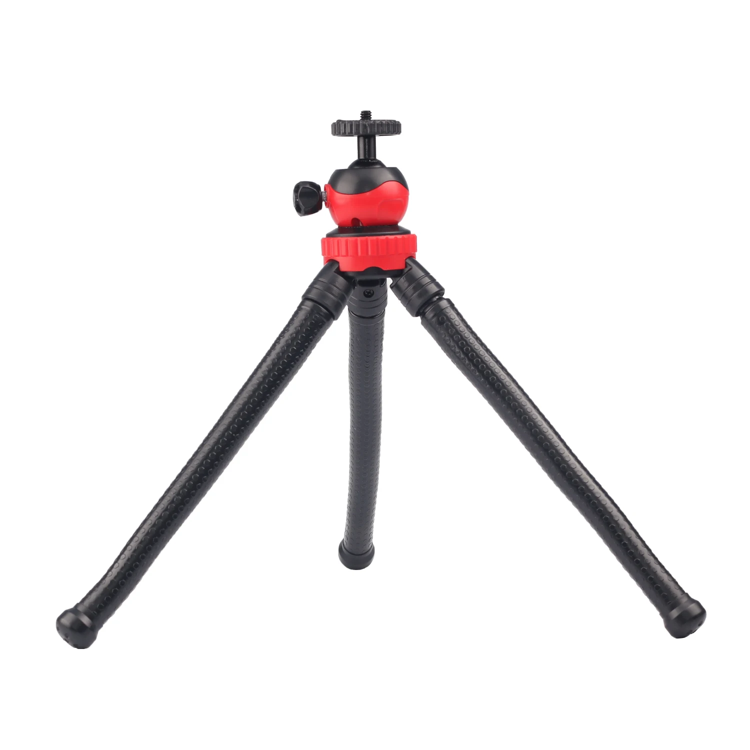 Гибкий мини-штатив Octopus Stand Gorilla Pod 1/" для Gopro Hero camera Phone полная гибкость из жесткого пластика черного цвета