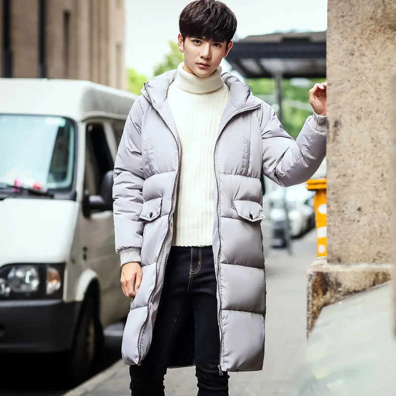 Couples Vers Bas Plus 3xl 2018 La Nouveau Hiver Taille Le Hommes Vestes Manteaux Long D'hiver Coton Robe Outwear Rembourré J3TKcl15uF