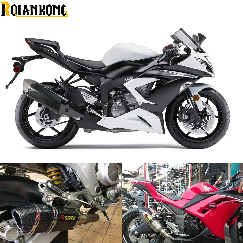 Глушитель выхлопной трубы АК для мотоцикла 51/61/36 мм YAMAHA TRICKER DT TW PW RT 50 80 85 90 100 125 225 230