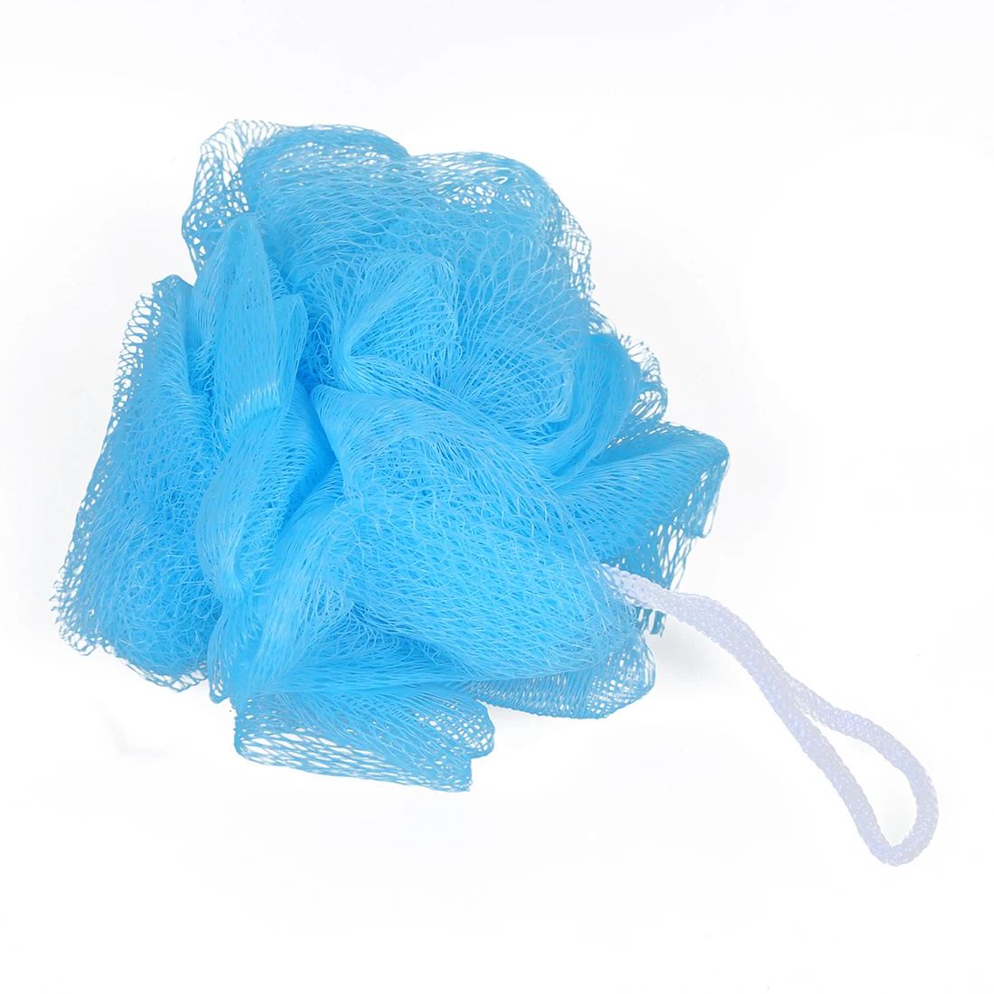 Mesh Soft Bath Sponge Body Pouf Shower Loop Scrubber Blue 2 Pcsin Bath