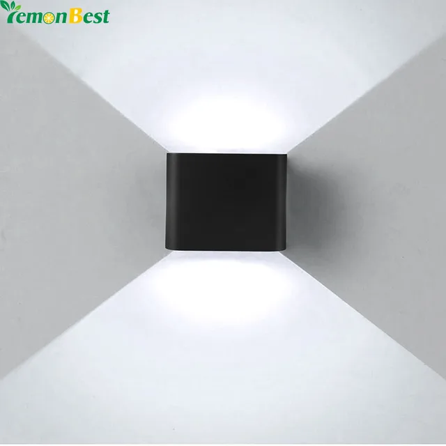 Up Down Dual Head 6 W LED Buitenverlichting Muur Lampen