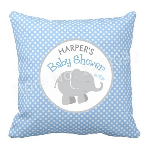 Personalised Elephant Baby Shower Gifts Baby Shower Cushion Cover Personalised Elephant Baby Shower Gifts Baby Shower Cushion Cover