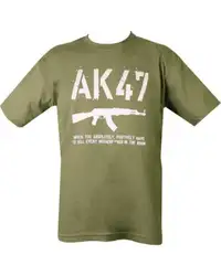 Новые мужские военные AK47 Футболка (винтовка пулемет SAS армии USMC Прохладный Повседневное гордость футболка унисекс модная футболка