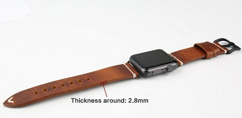 MAIKES, ремешок из натуральной кожи, модный красный ремешок для Apple Watch, полосы 44 мм, 40 мм, 42 мм, 38 мм, серия 4, 3, 2, ремешок для часов iWatch, браслет