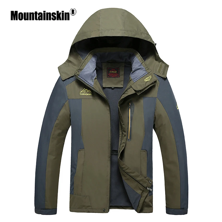 Горные 8XL 6XL мужские куртки водонепроницаемые пальто с капюшоном Мужская ветрозащитная армейская верхняя одежда мужской размера плюс брендовая одежда SA399