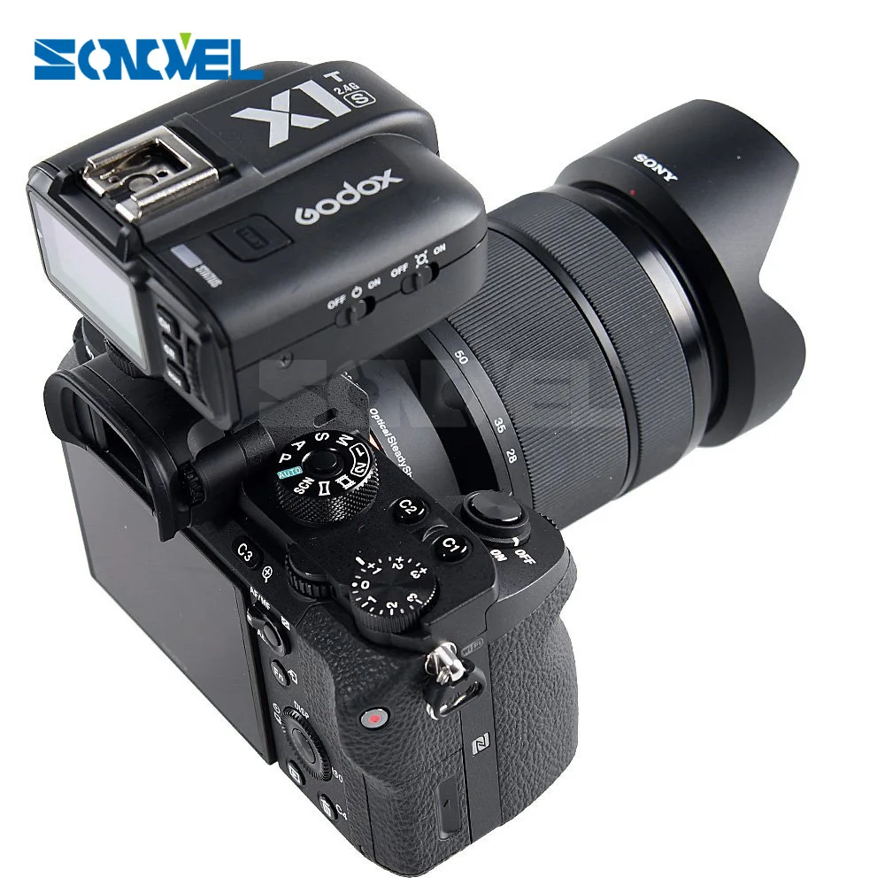 Godox X1T-S ttl 2,4G Беспроводной вспышка триггера для sony+ 2x XTR-16S приемник вспышки для V850 V860-C V850II V860IIC V860N V860II-F V850II