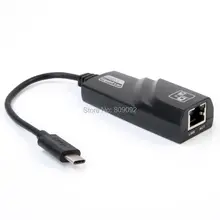 USB-C Type C USB 3.1 Male to Gigabit Ethernet Network LAN Adapter for Apple Macbook & Laptop PC