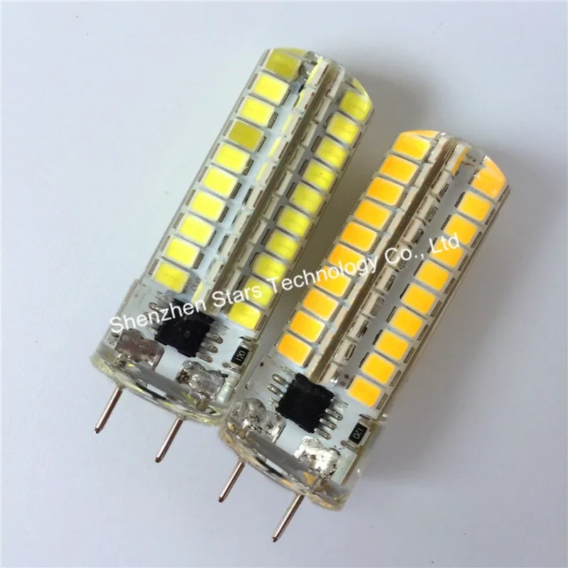 G4 G8 G9 E11 E12 SMD2835 80leds 8 Вт AC110V AC220V светодиодные лампы хрустальные люстры матовый кукурузной формы огни 10 шт./лот