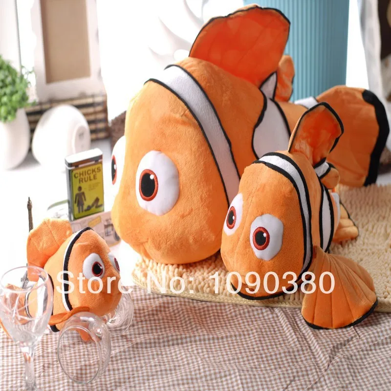 Clownfish Finding Nemo 40 Cm Stuffed Hewan Ikan Hidup Ikan Kartun