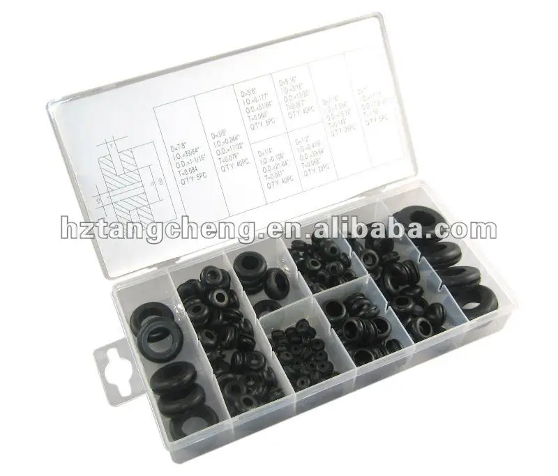 Free Shipping 110pc Rubber Washer Kit/Assortment/Setin Washers from