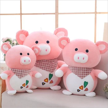 

Cute Scarf Pink Pig Soft Plush Toys High Quality Stuffed Animal Pigs Plush Doll Toy Children Kids Birthday Gift