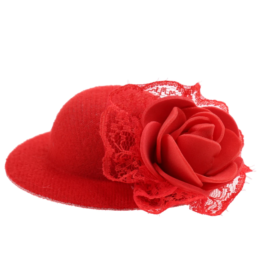  Doll Hat Cap for 28-30cm mini Doll Hats Accessories for Girls Toy  Cap Round Hat Accessories Doll Bowler Hat