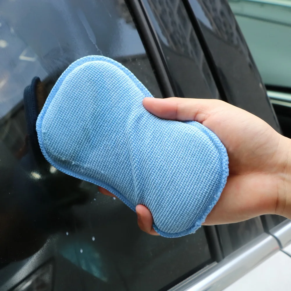 Car Care Car Wash Auto Cleaning Detailing Buffing Tools Resisting Sponge Foam Pad Microfiber