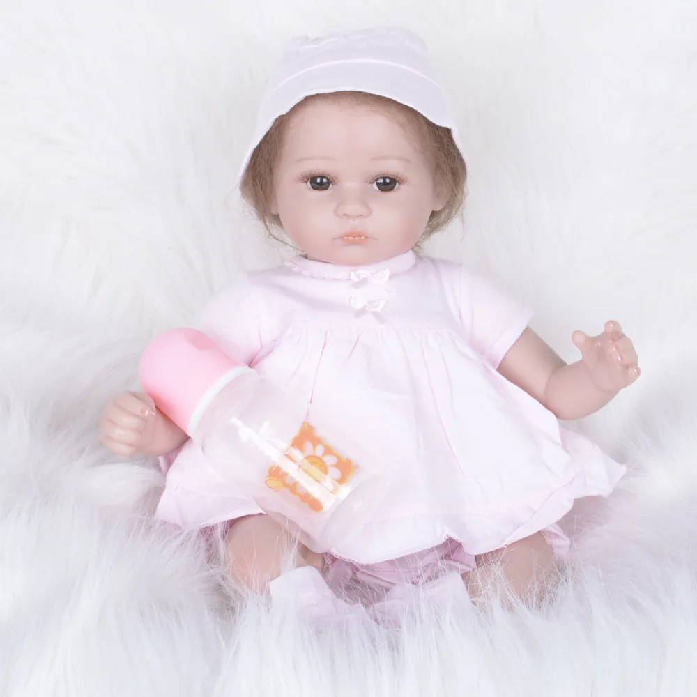 

42cm Silicone baby reborn doll lifelike doll reborn babies toys for girl princess gift brinquedos for kids