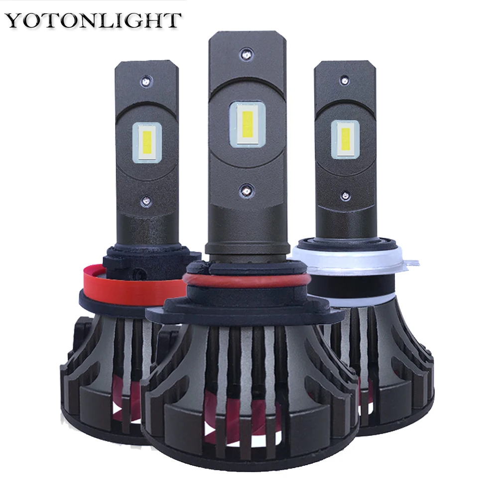 

YOTONLIGHT 2Pcs High Power Led 9005 HB3 9006 HB4 H1 Headlight Led Light H7 H8 H9 H4 Led Bulb 120W 16000LM 12V 6000K Automobiles