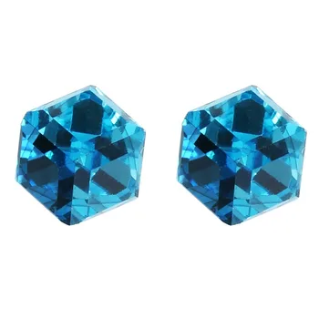 

Eulonvan vintage fashion 925 sterling silver wedding stud Earrings For Women Men bohemian dropshipping Blue Cubic Zirconia S-E30