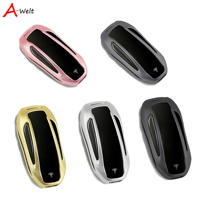 Aliexpress 1pc High Qualityalumium Hard Keyless Remote Key 1pc High Qualityalumium Hard Keyless Remote Key Fob Flip Protection Case Cover Shell For Tesla Model X Car Styling Accessry