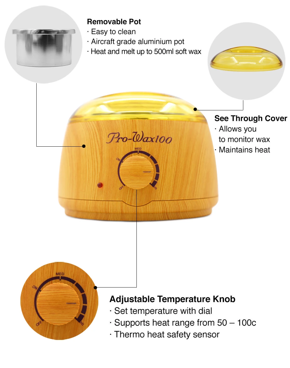 Нагреватель воска, Нагреватель парафина, нагреватель воска для депиляции, эпилятор, ручная спа-машина, твердый воск, бобы, депиляция тела, удаление волос