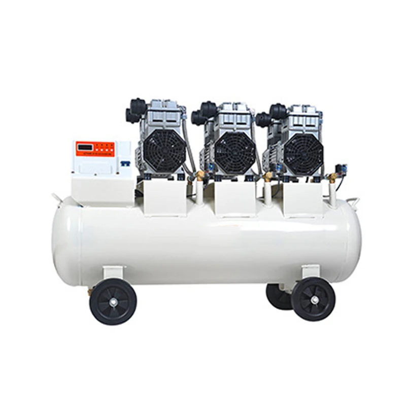 Большой воздушный насос Бесшумный Компрессор без масла стоматологическая