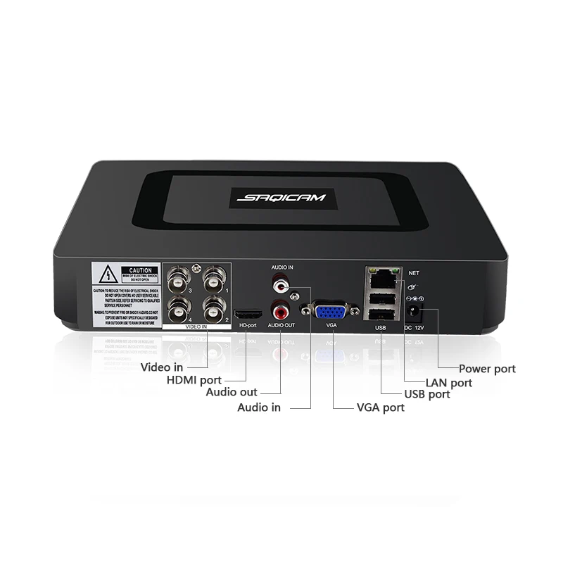 Saqicam 4CH 720P камера безопасности системы 1080N AHD DVR гибридный 2 шт 1200TVL Открытый всепогодный CCTV камера s комплект видеонаблюдения