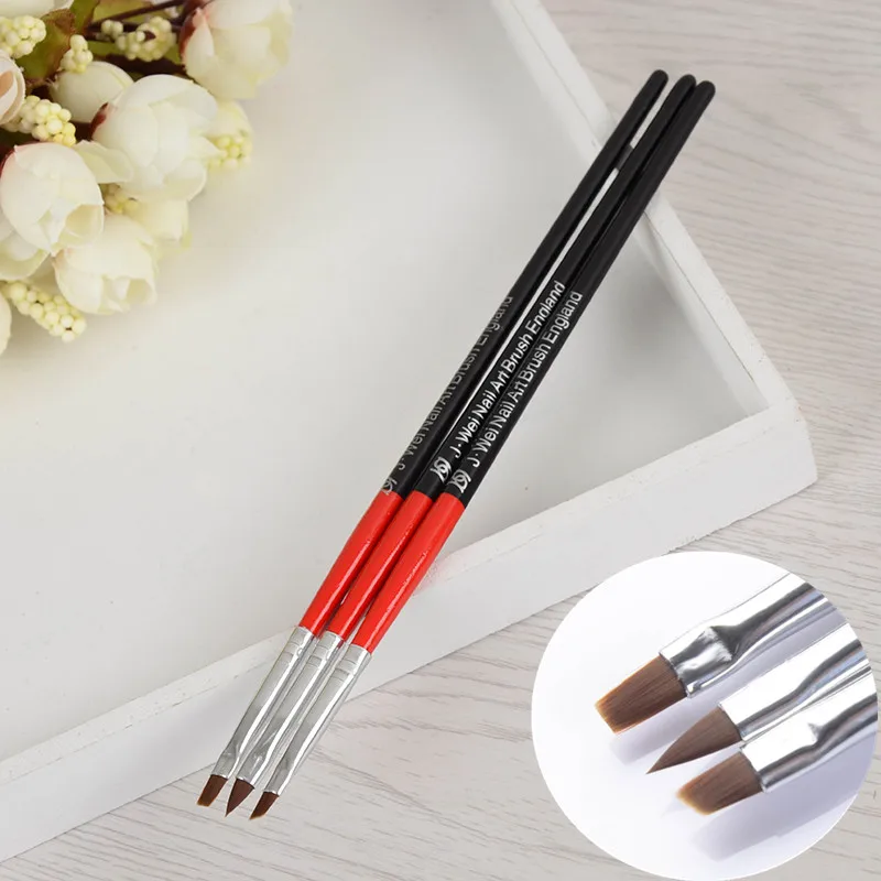

1 Set UV Gel Crystal Brush Set Nail Art Pen Brush Salon Manicure Brush Tools