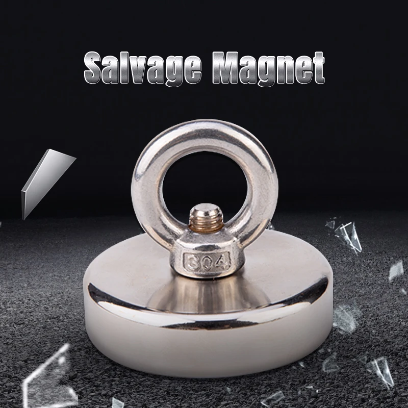 

D60 D75 Strong Powerful Magnetic with Box Search Magnet Fishing Magnets Salvage Fishing Hook Magnets strongest Permanent imanes
