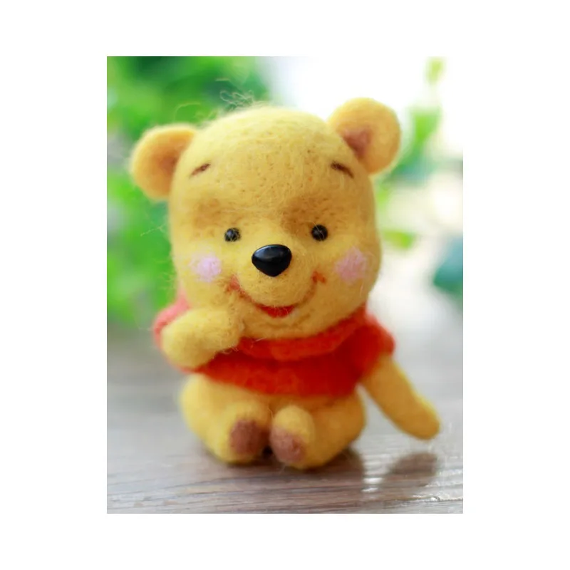 Wool for Felt DIY Package needle felting Shiba Inu Set animals 1 set needle felting kit wool felting kit