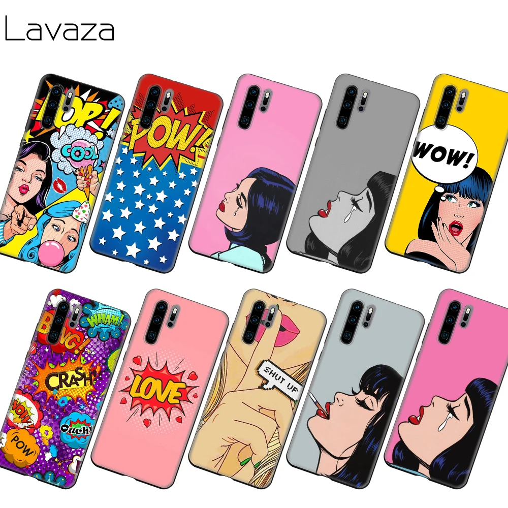 

Lavaza pop art comic Case for Huawei Honor Mate 30 Nova V20 9X P20 Y9 5i P Smart Z Prime plus Lite Pro