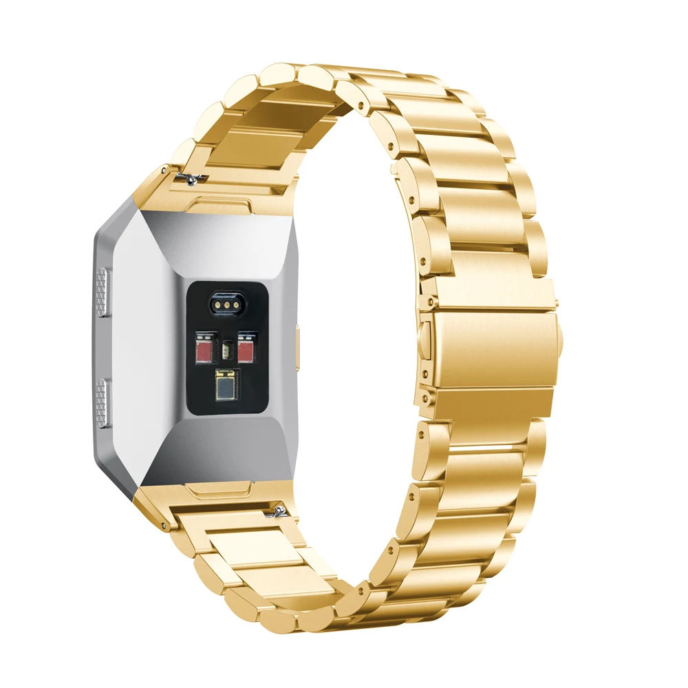 Для Fitbit Ionic часы ремешок из нержавеющей стали металлический ремешок браслет Роскошный сменный Браслет для Fitbit Ionic Correa