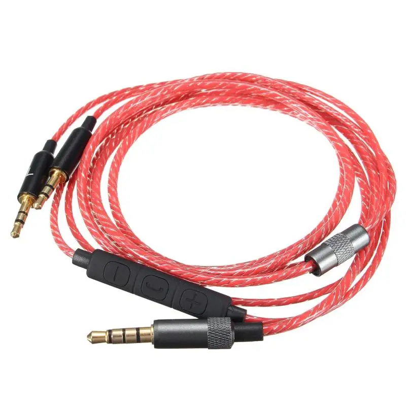  CLAITE Alla Flessione del Rimontaggio di trasporto 1.2m Cavo Audio Con Il Mic Per Sol Republic Mast
