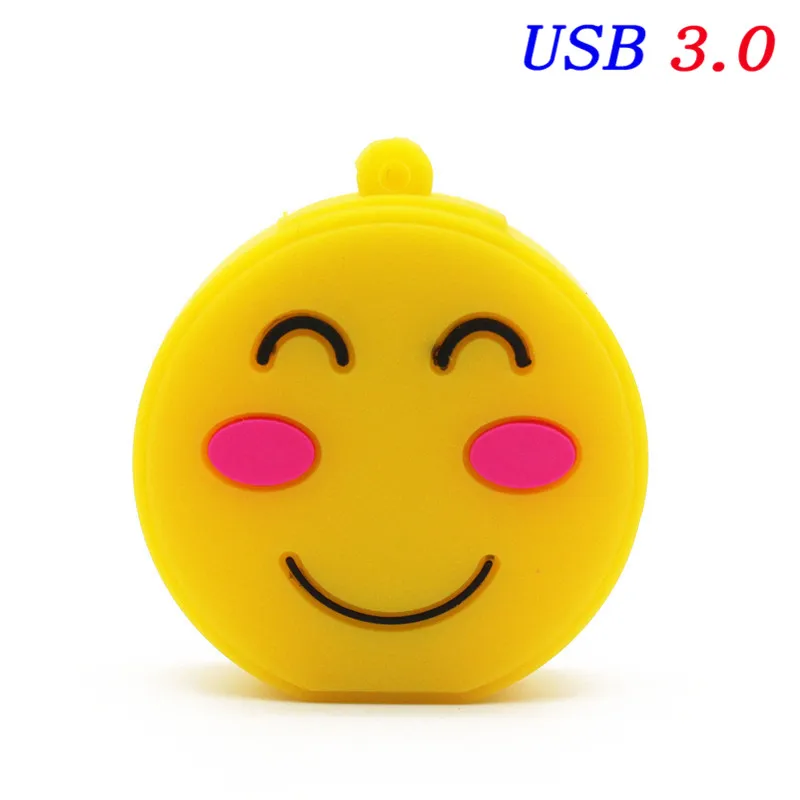 JASTER мультфильм горячий Usb 3,0 высокоскоростной мультфильм смайлик пакет USB флэш-накопитель 64 ГБ 32 ГБ 16 ГБ 8 ГБ 4 ГБ флеш-накопитель фактическая емкость - Цвет: 6