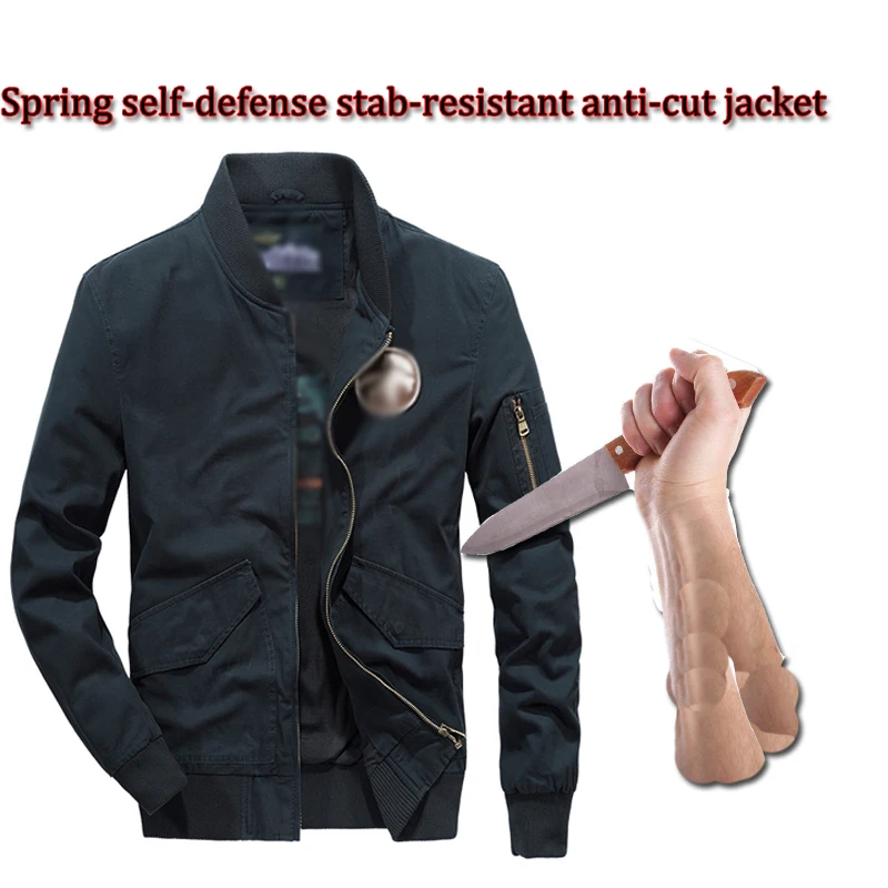 New Self-Defense Stab-Resistant Cut-Proof jacket soft Stealth Swat Fbi Hacking Nintend Military Tactics Selfdefense Jacket M-3XL