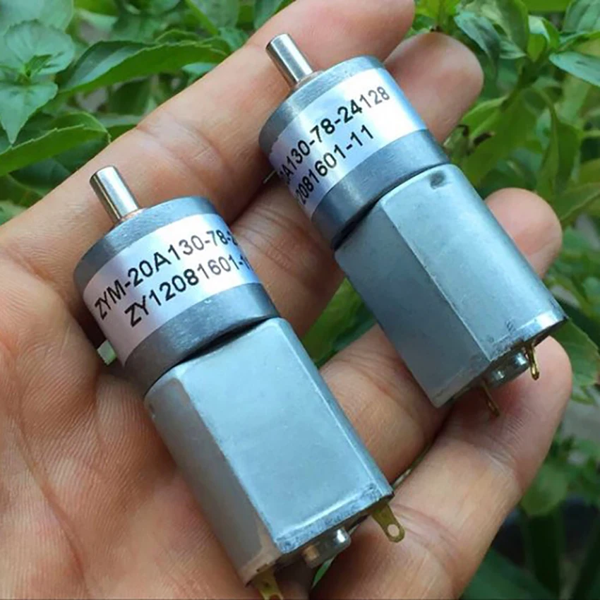 

High Quality 130 Geared Motor DC 12V 56 rpm High Torque Gearbox Motor Mute Speed Reduction Motor / D Axis Shaft Dia 3.5mm