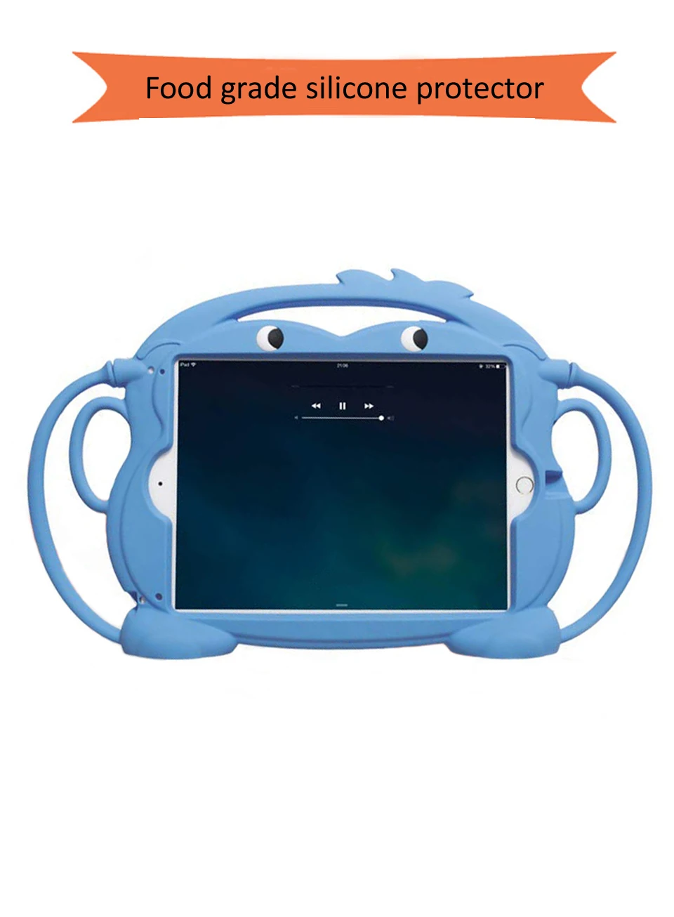 Чехол для iPad mini 1/2/3/4 силиконовая обезьянка, дети, милый, защита от ударов, мягкая Портативный светильник Вес Защитная крышка