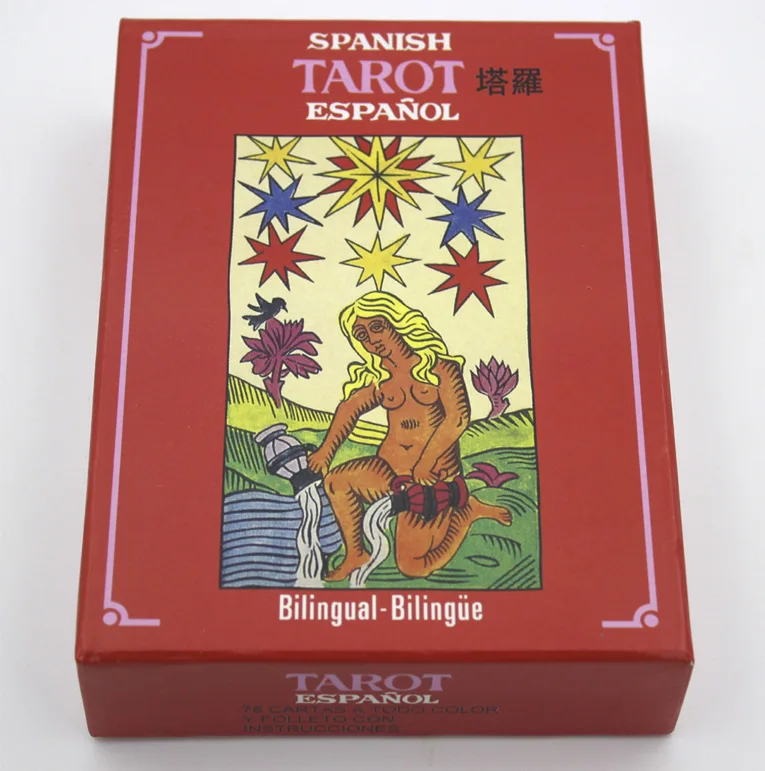 Tarot Cards Deck New & SEALED Spanish Tarot 78 Cards Set Mysterious