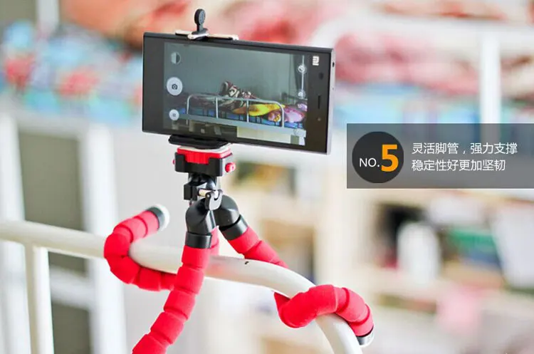

Mini Stand Tripod Mount With Phone Holder For Gopro 5 4 Session Yi Nikon Camera Tripod For iphone 7 Samsung Xiaomi Mobile