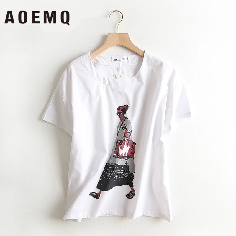 Хлопковая блуза-футболка - купить