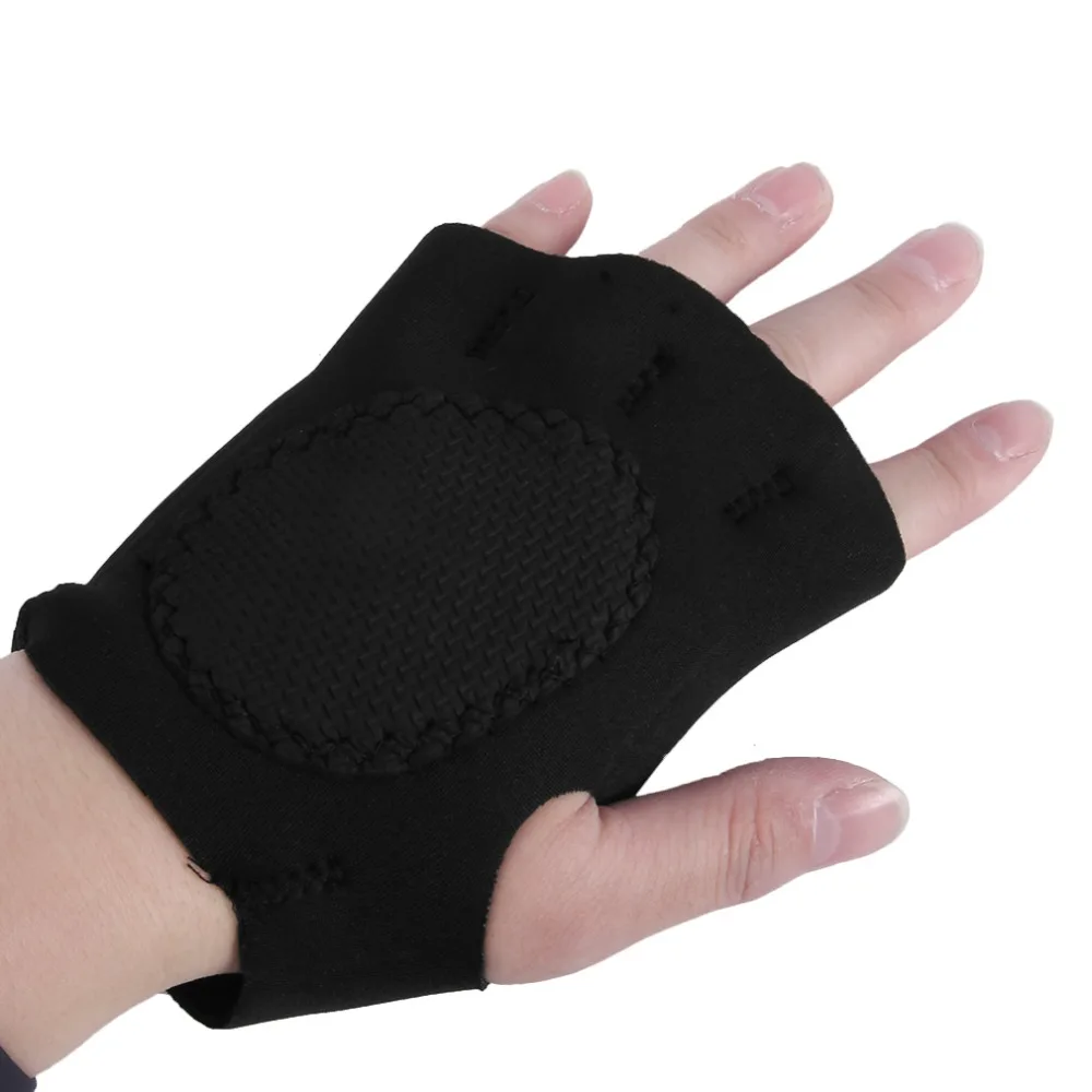 1 пара безграничны Черный Спорт Вес подъема Фитнес перчатки мягкие эластичные гибкие Поддержка протектор защитные перчатки Для мужчин Для