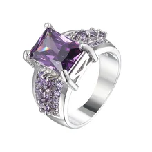 Legenstar Роскошный Серебристый циркониевый кольца с покрытием AAA австрийский CZ обручальные кольца ювелирные изделия для женщин Новинка