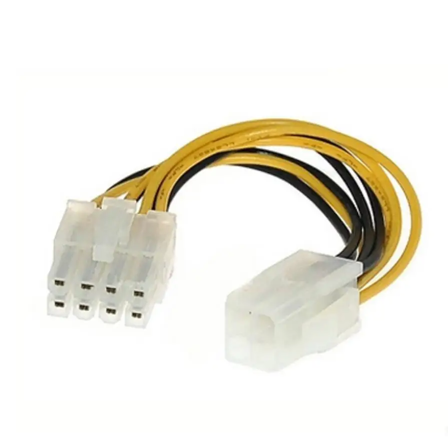 

ATX 4 Pin Male to 8 Pin Female EPS Power Cable Cord Adapter CPU Power Supply Jan 19