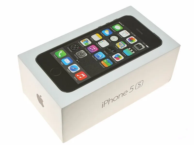 iPhone 5S разблокированный смартфон Apple iPhone 5S 4," 640x1136px A7 двухъядерный 16 ГБ 32 ГБ ROM IOS 9 3G WIFI 8MP 1560 мАч б/у