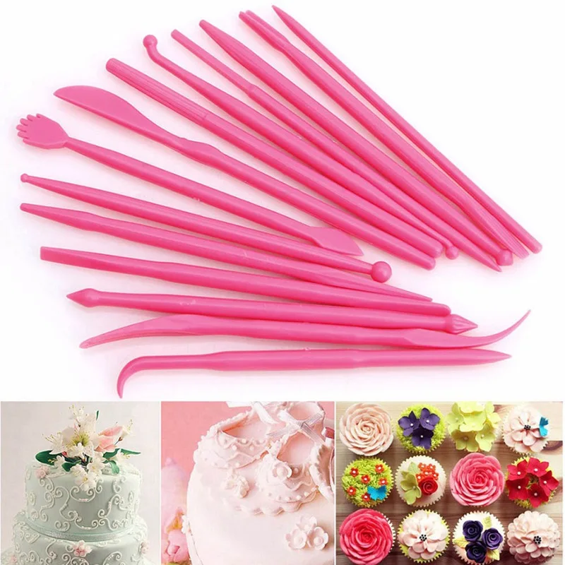 

14Pcs/Set Plastic Clay Sculpting Set Wax Carving Pottery Tools Carving Sculpture Shaper Polymer Modeling Clay Tools