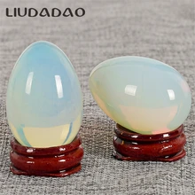 Природный Опалит вагинальные Яйца Прозрачный нефрит Упражнения Кегеля незавершенного маленький большой размер шарик Бен-ва Массажная мвагинальная машинка мышц