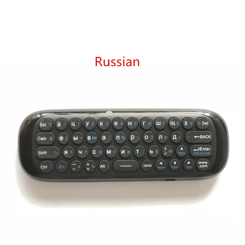 Wechip W1 الروسية أو الإنجليزية النسخة 2.4 GHz اللاسلكية لوحة المفاتيح البسيطة يطير ماوس هوائي ل الذكية تي في بوكس أندرويد البسيطة PC HTPC العارض